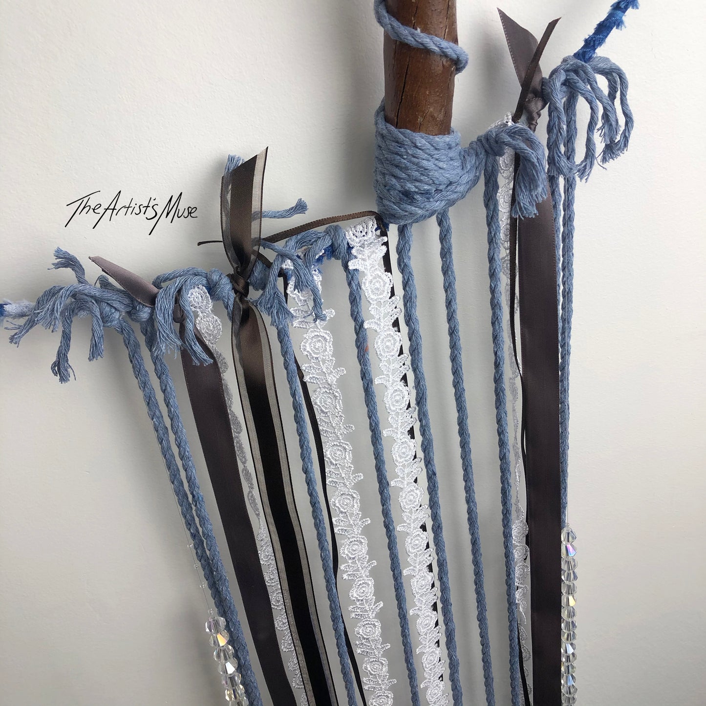 Wall Hanging- Blue Hue 50cm diameter