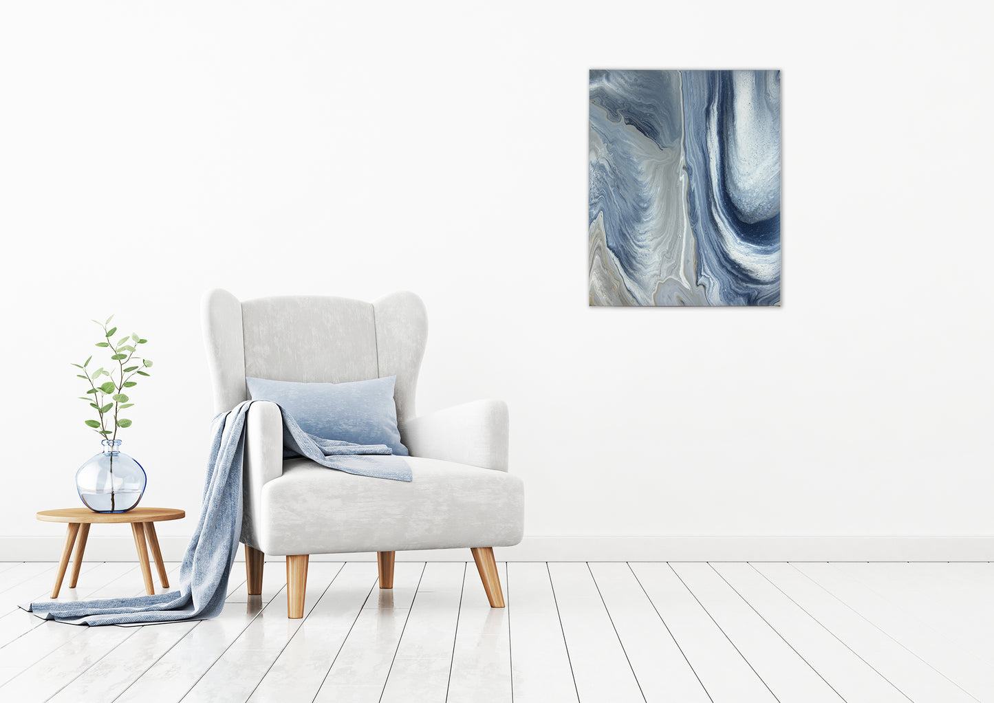 'In Flow' 24x30 inch deep edge canvas