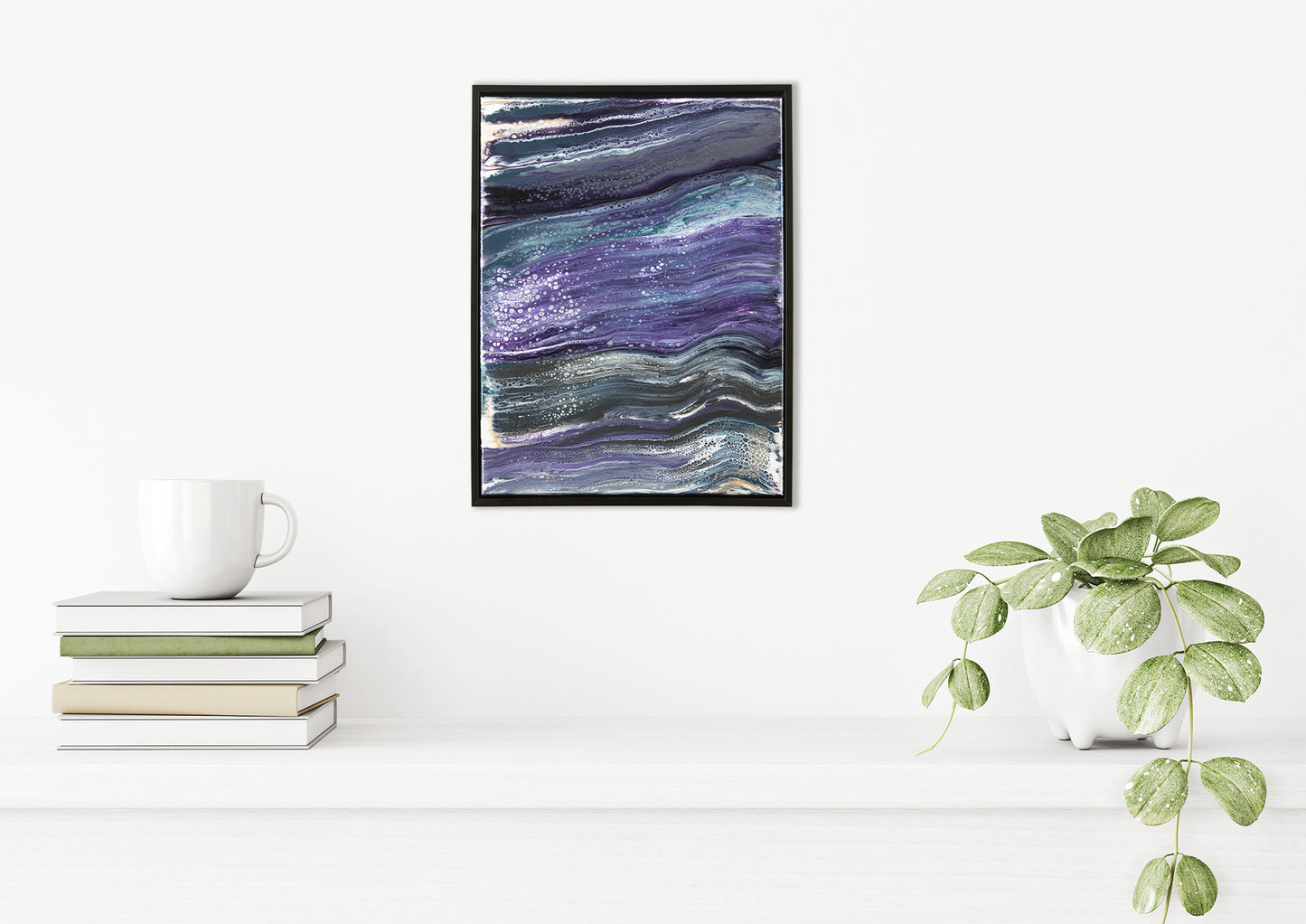 Framed 12x16 inch edgy swipe