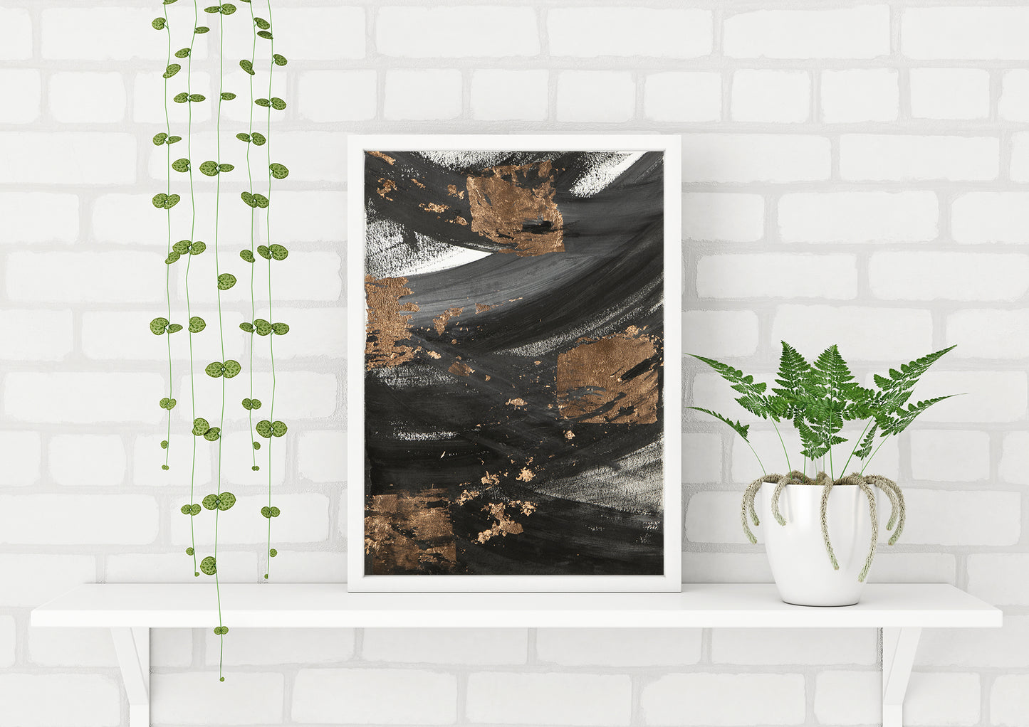 Media paper copper leaf (unframed)