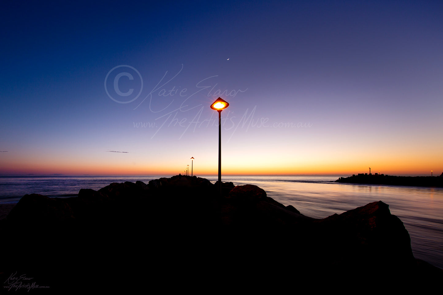 Landscape- Sunset Lamps