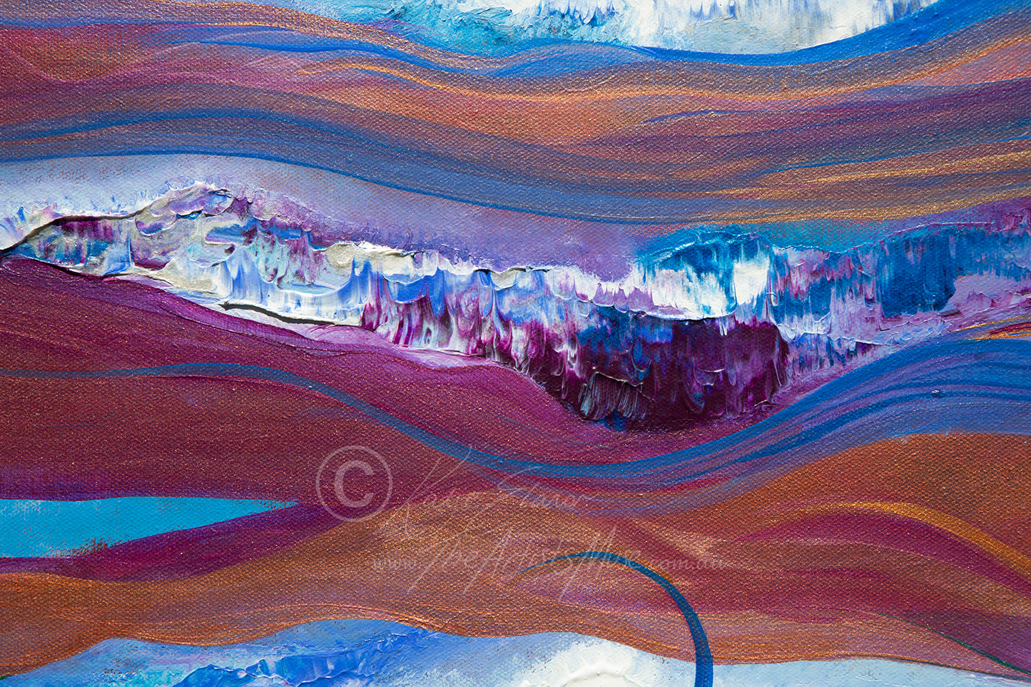 'Dimensional Shifts' 36x48 inch thin edge canvas