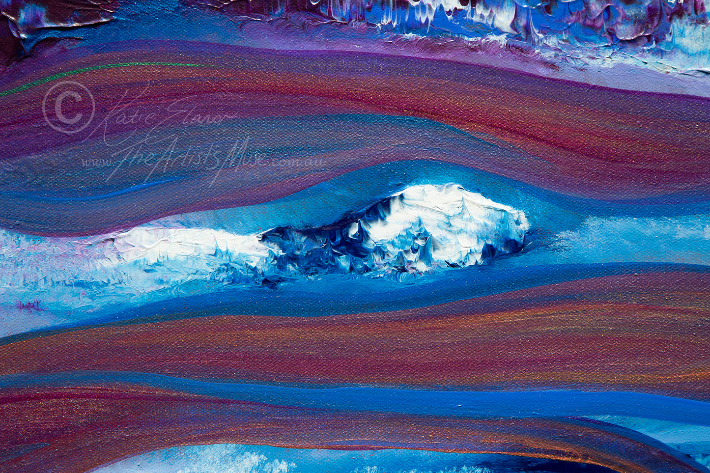 'Dimensional Shifts' 36x48 inch thin edge canvas