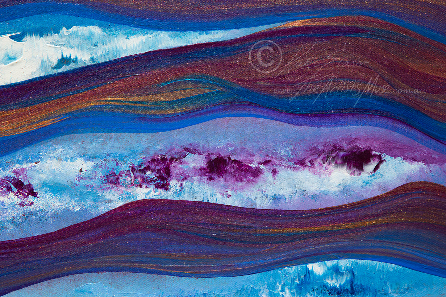 'Dimensional Shifts' 36x48 inch thin edge canvas