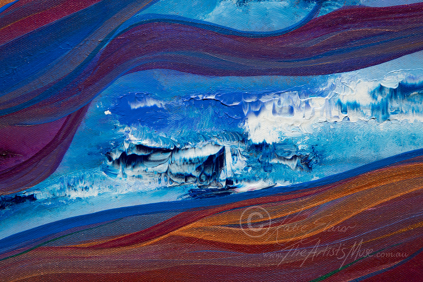 'Dimensional Shifts' 36x48 inch thin edge canvas
