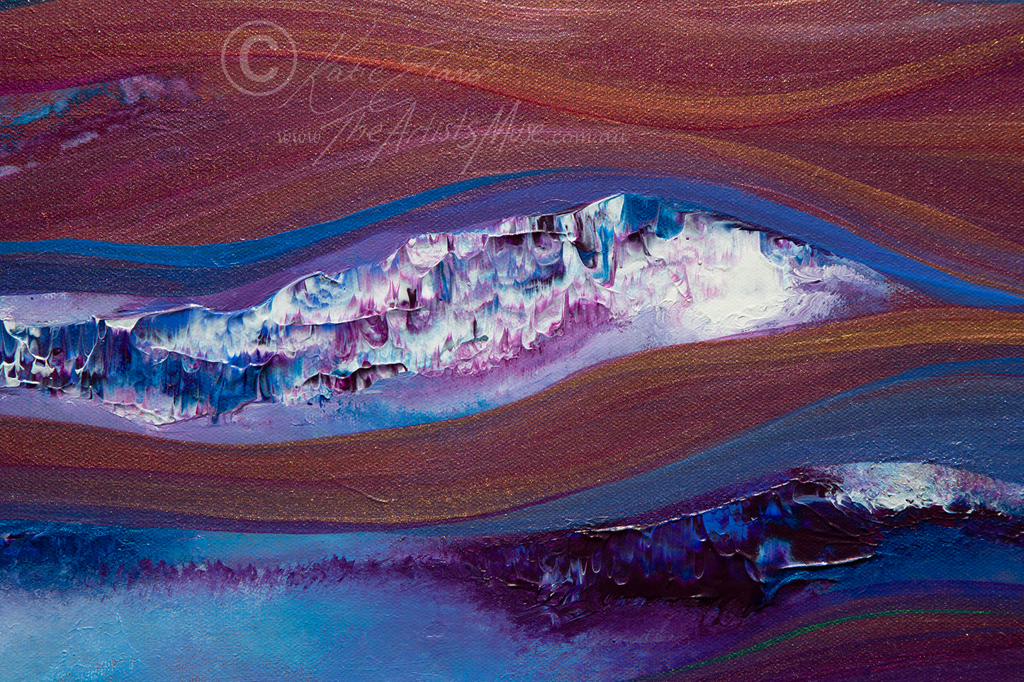 'Dimensional Shifts' 36x48 inch thin edge canvas