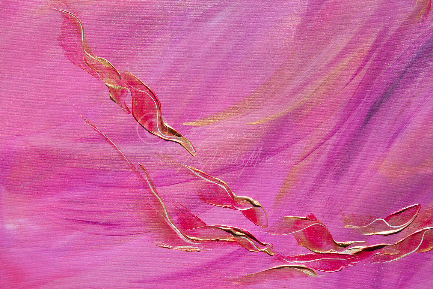 'Phoenix' 36x48 inch thin edge canvas