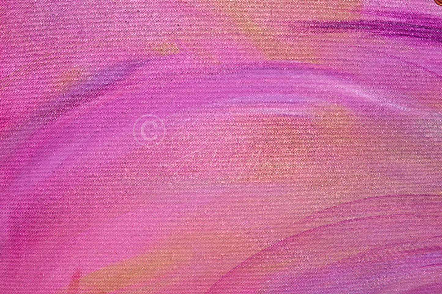 'Phoenix' 36x48 inch thin edge canvas