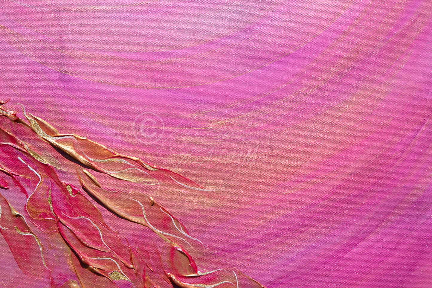 'Phoenix' 36x48 inch thin edge canvas