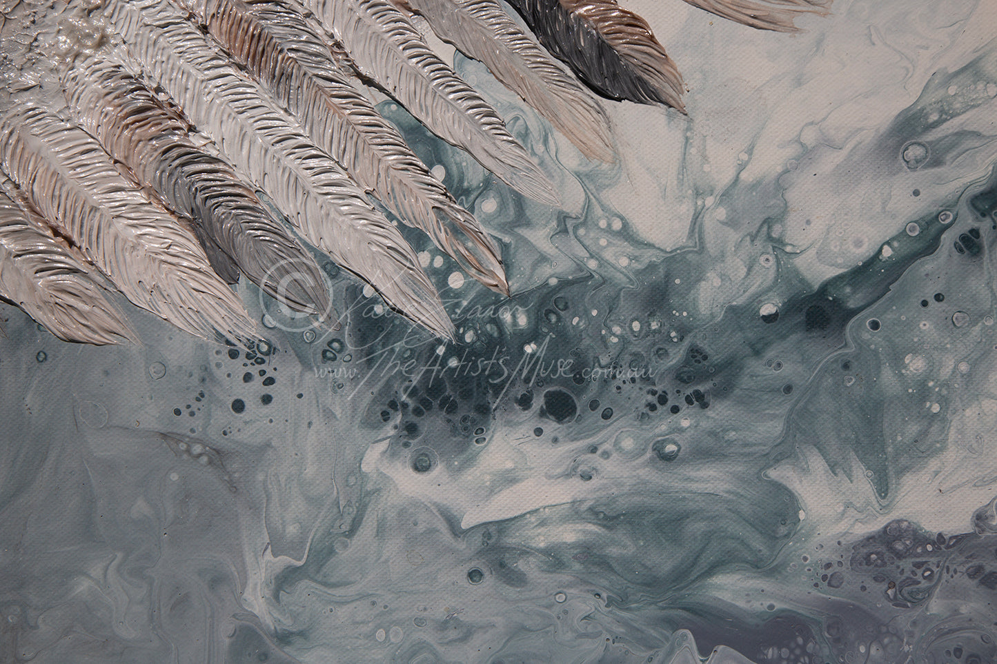 'Owl' 36x36 inch deep edge canvas