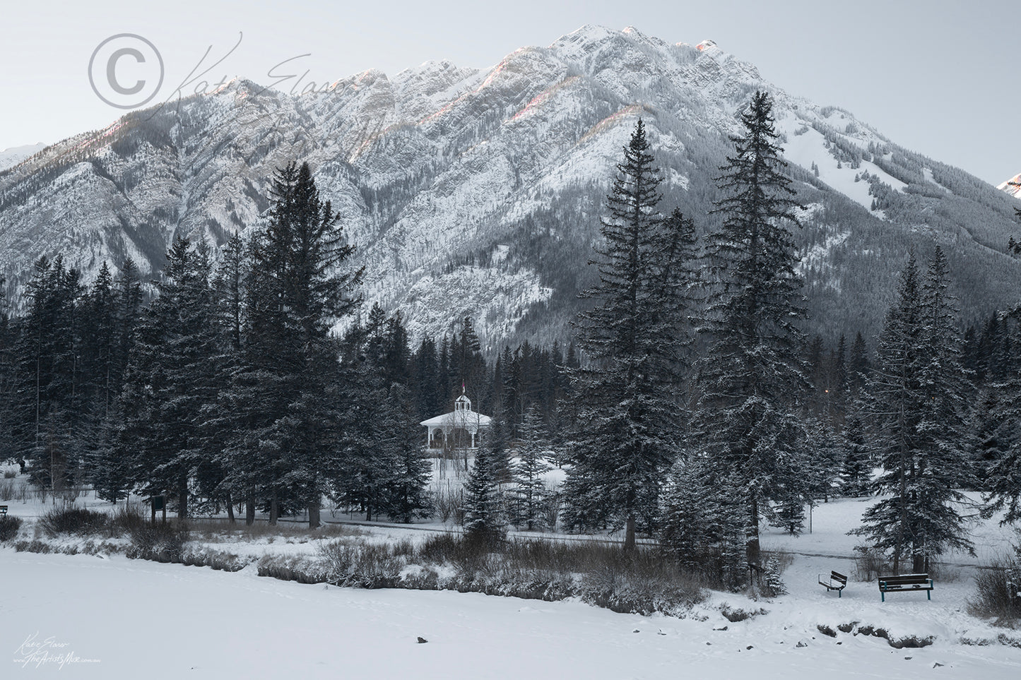 Cozy Mountain (9665) Canvas Prints