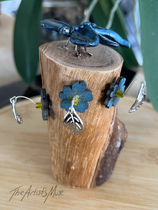 Blue Dragonfly Incense Holder