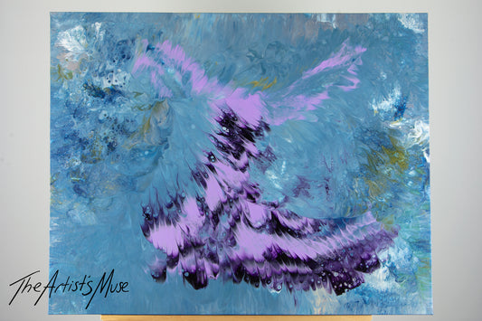 'Lilac Dancer' 20x30 inch deep edge canvas