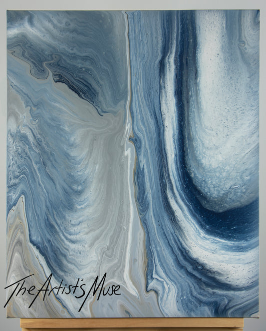 'In Flow' 24x30 inch deep edge canvas