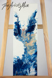 'Rise' 8x24 inch Triptych deep edge canvas series
