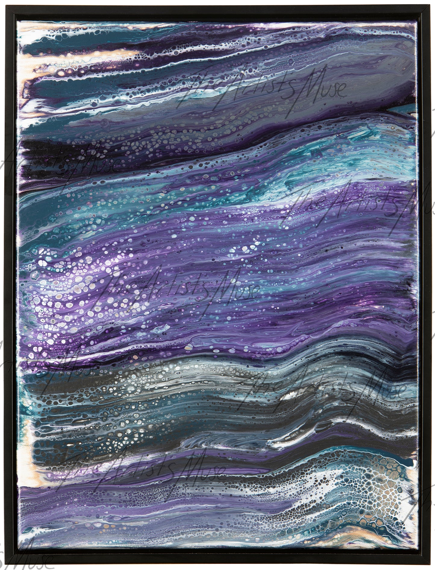 Framed 12x16 inch edgy swipe