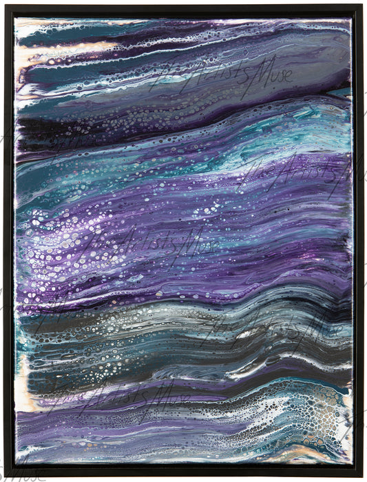 Framed 12x16 inch edgy swipe