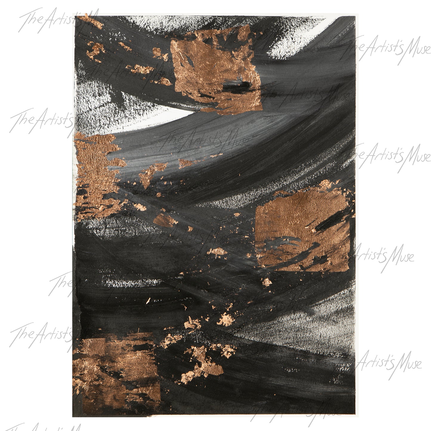 Media paper copper leaf (unframed)