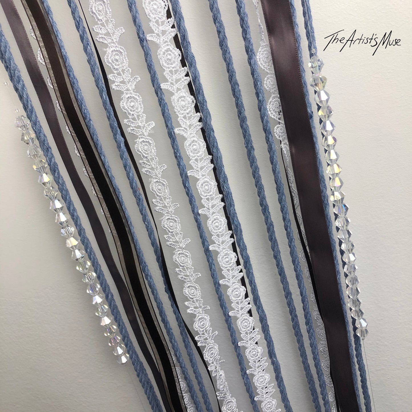 Wall Hanging- Blue Hue 50cm diameter