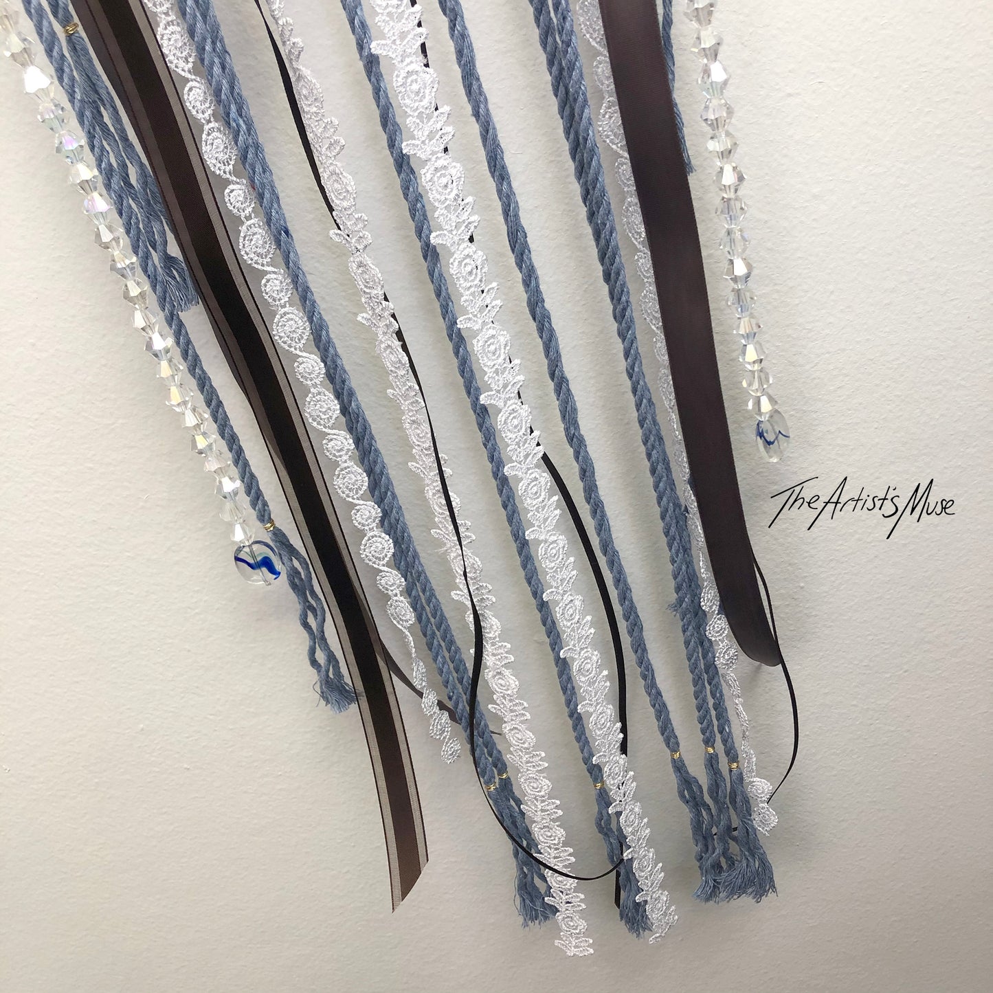 Wall Hanging- Blue Hue 50cm diameter