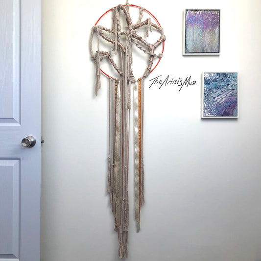 Wall Hanging- Orange Shimmer