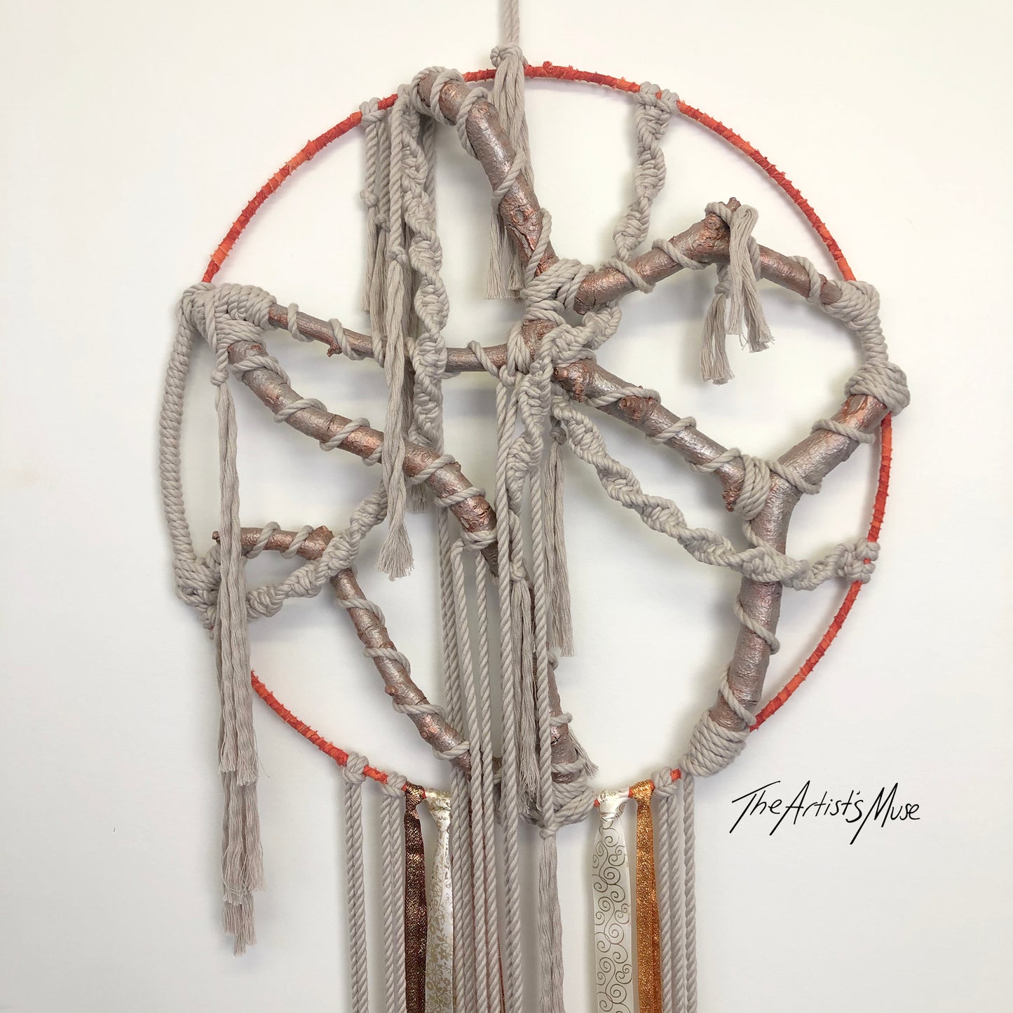 Wall Hanging- Orange Shimmer