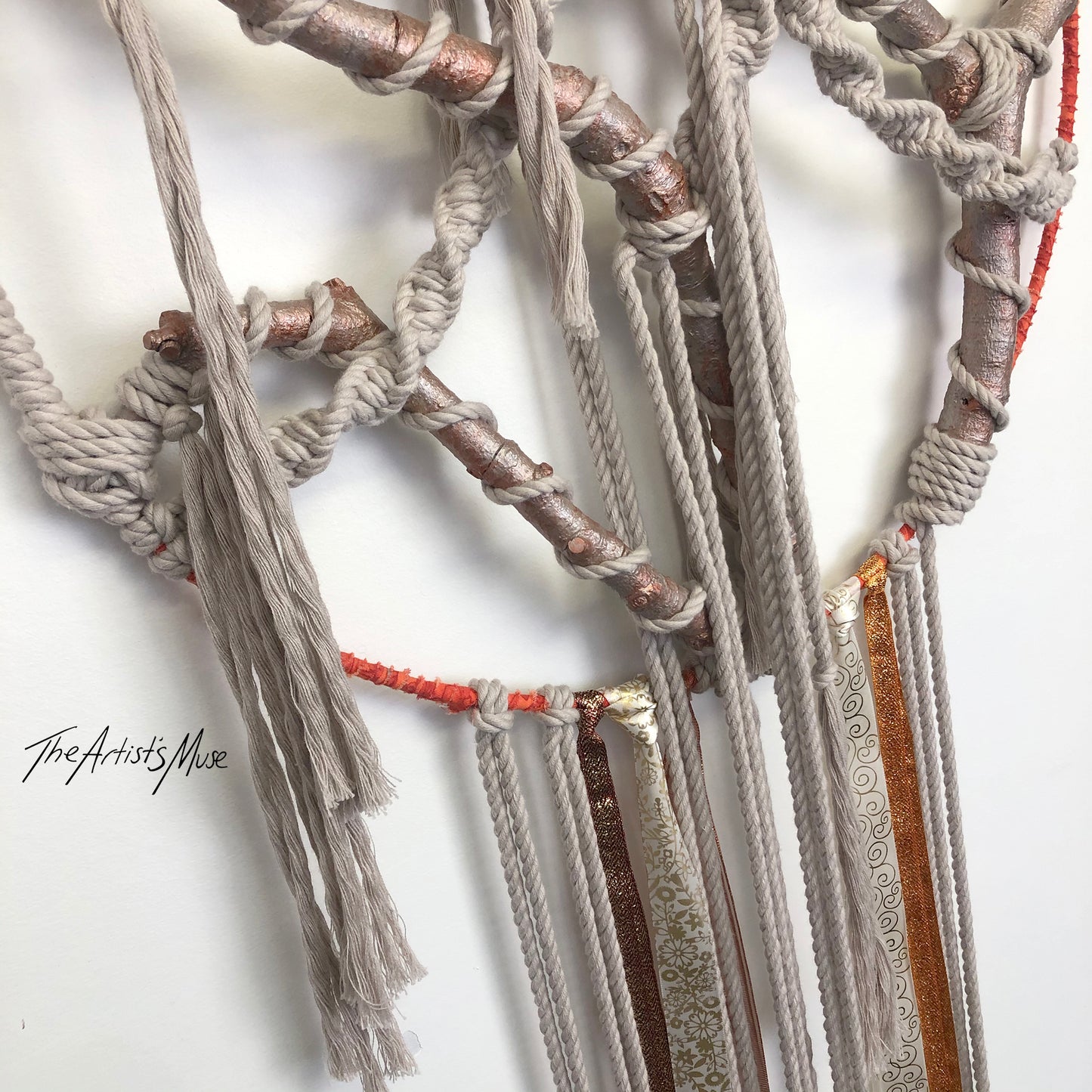 Wall Hanging- Orange Shimmer